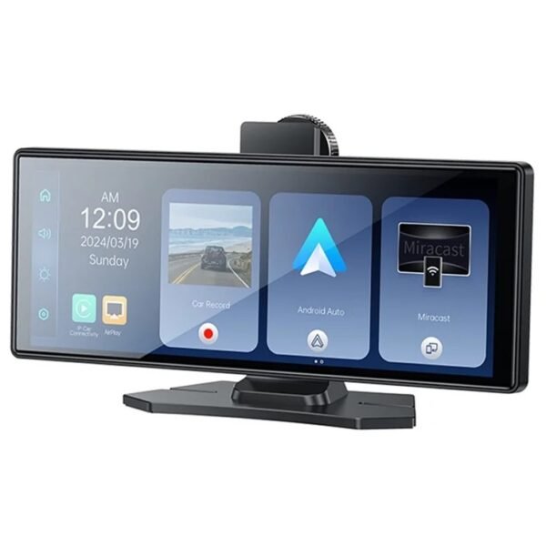 YESIDO KM19 10.26-Inch Bluetooth Car Stereo with Apple CarPlay, Android Auto, Rear Camera, Navigation, WiFi, Bluetooth 5.2 & AUX Driving Recorder & Backup Camera