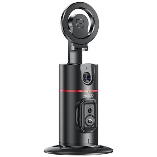 YESIDO SF20 Remote Control Magnetic Smart AI Face Tracking PTZ Gimbal Bracket with Fill Light Bluetooth Selfie Stick for Smartphones
